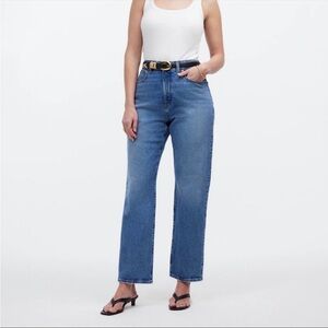 Madewell Women's Straight Leg Blue Jeans